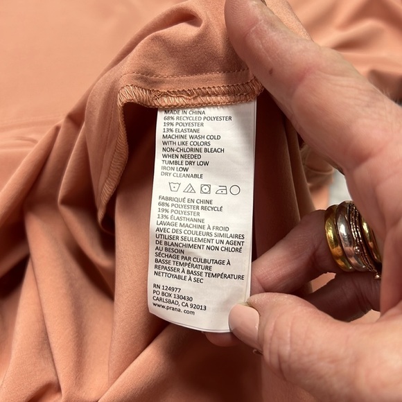 Prana Railay Button Down Long Sleeve Tunic Top Relaxed Fit M - Picture 14 of 15